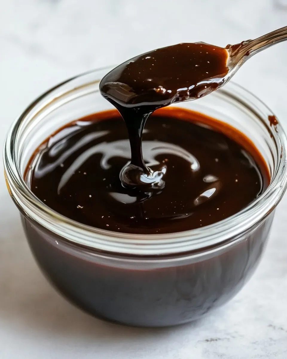 Easy Thick Homemade Chocolate Sauce recipe photo