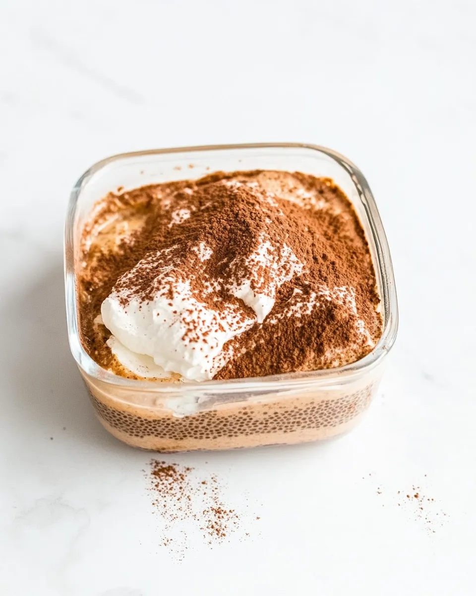 Classic Tiramisu Chia Pudding image