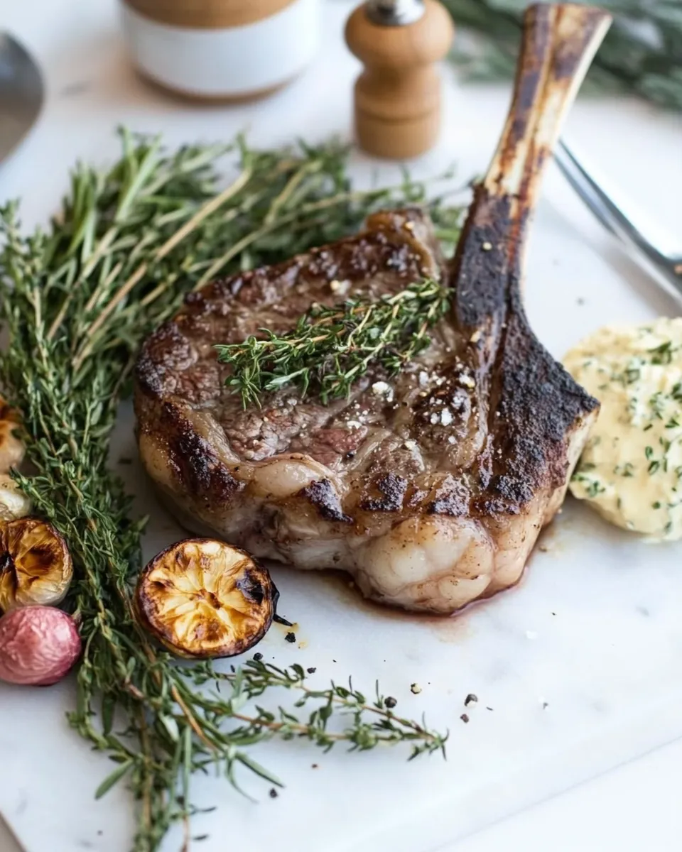 Homemade Tomahawk Steak Recipe photo