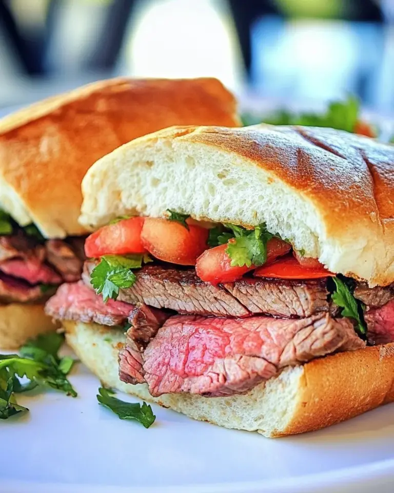 Homemade Torta Recipe (Mexican Steak Sandwich) photo
