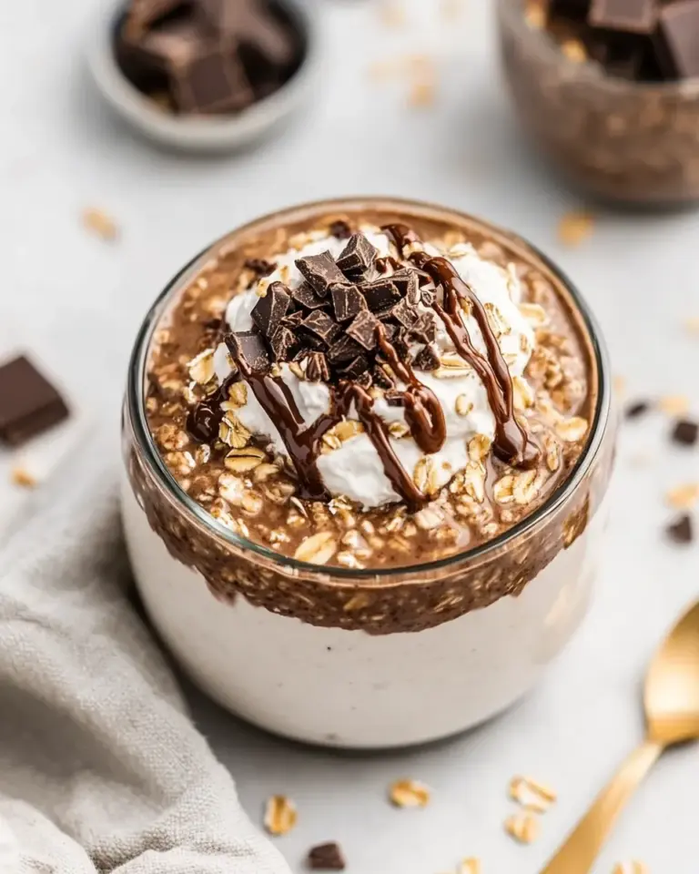 Homemade Triple Chocolate Overnight Oats photo