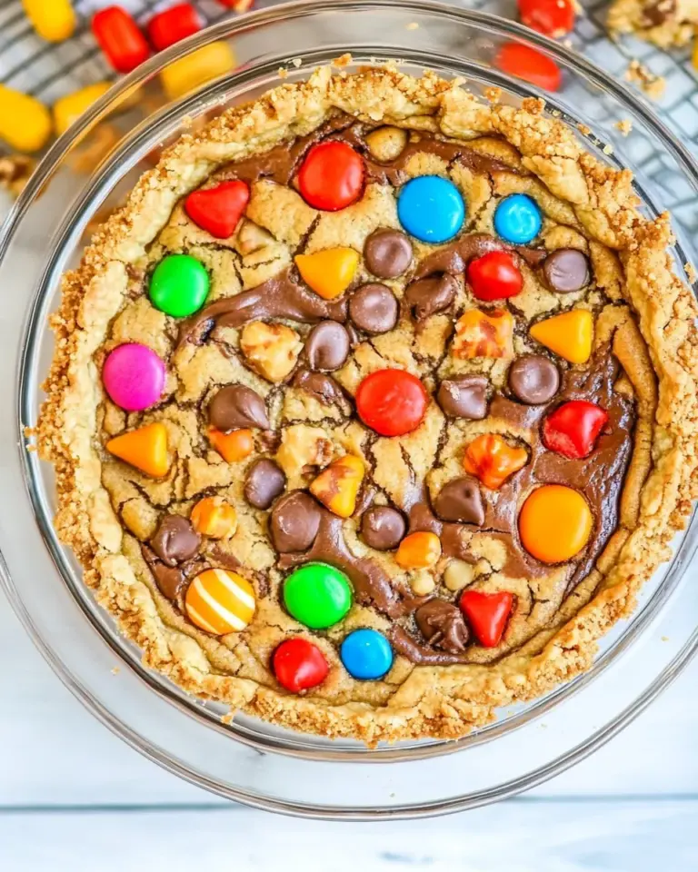 Homemade Triple Peanut Butter Cookie Pie photo