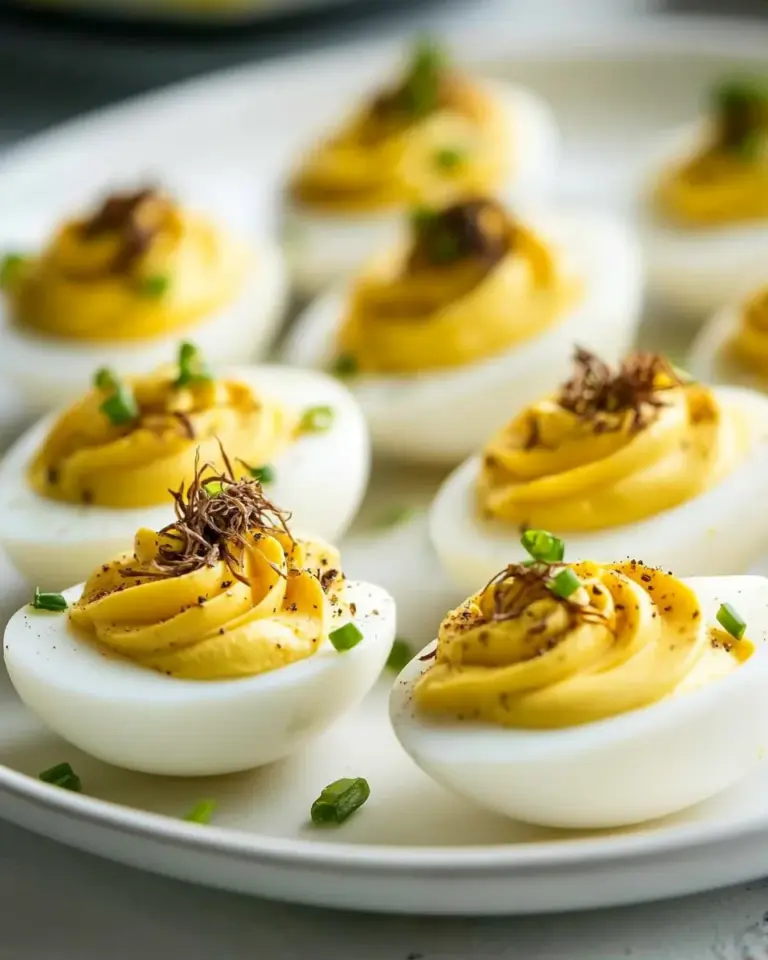 Homemade Truffled Deviled Eggs photo