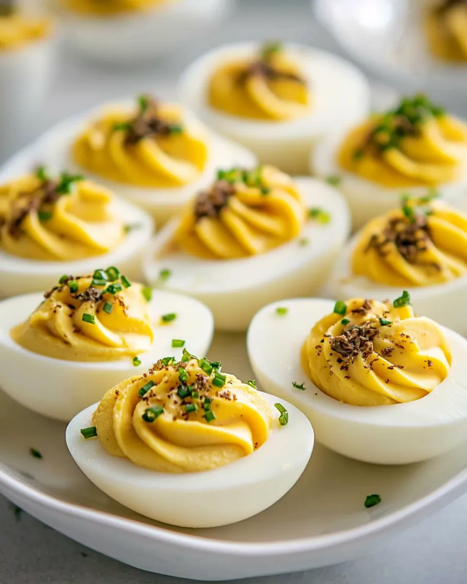 Classic Truffled Deviled Eggs image