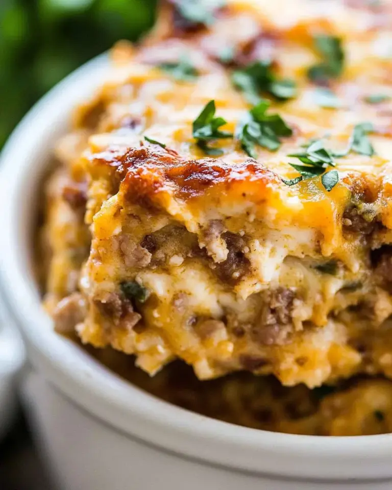 Homemade Turkey Crock Pot Breakfast Casserole Recipe photo