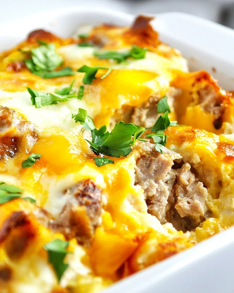 Delicious Ultimate Sunday Breakfast Casserole shot