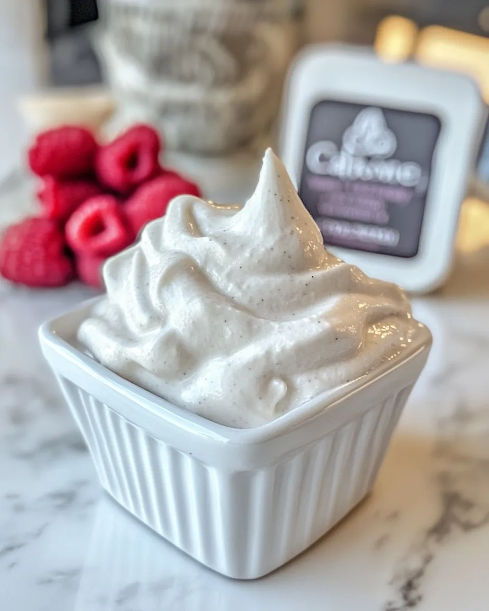 Classic Vanilla Bean Chantilly Cream image