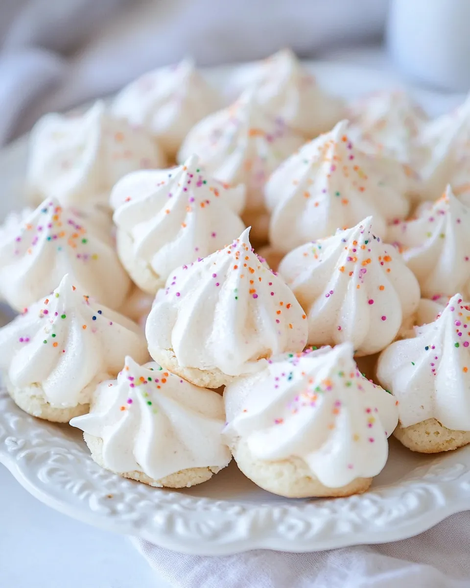 Classic Vanilla Meringue Cookies image