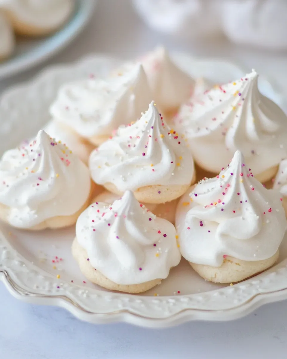 Easy Vanilla Meringue Cookies recipe photo