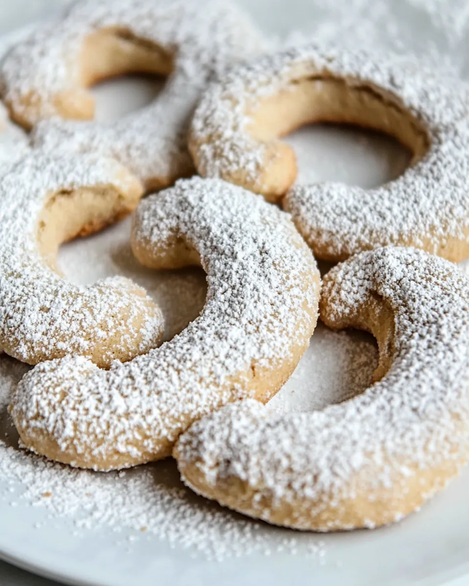 Easy Vegan Crescent Cookies recipe photo