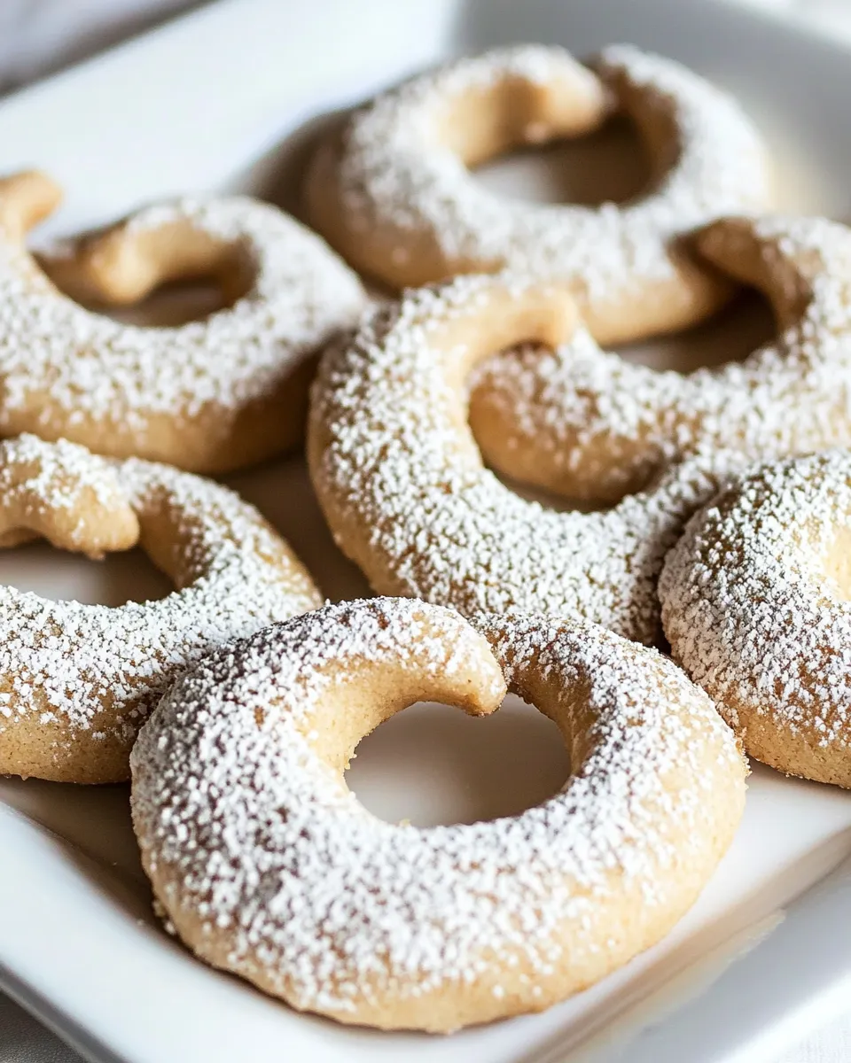 Delicious Vegan Crescent Cookies shot