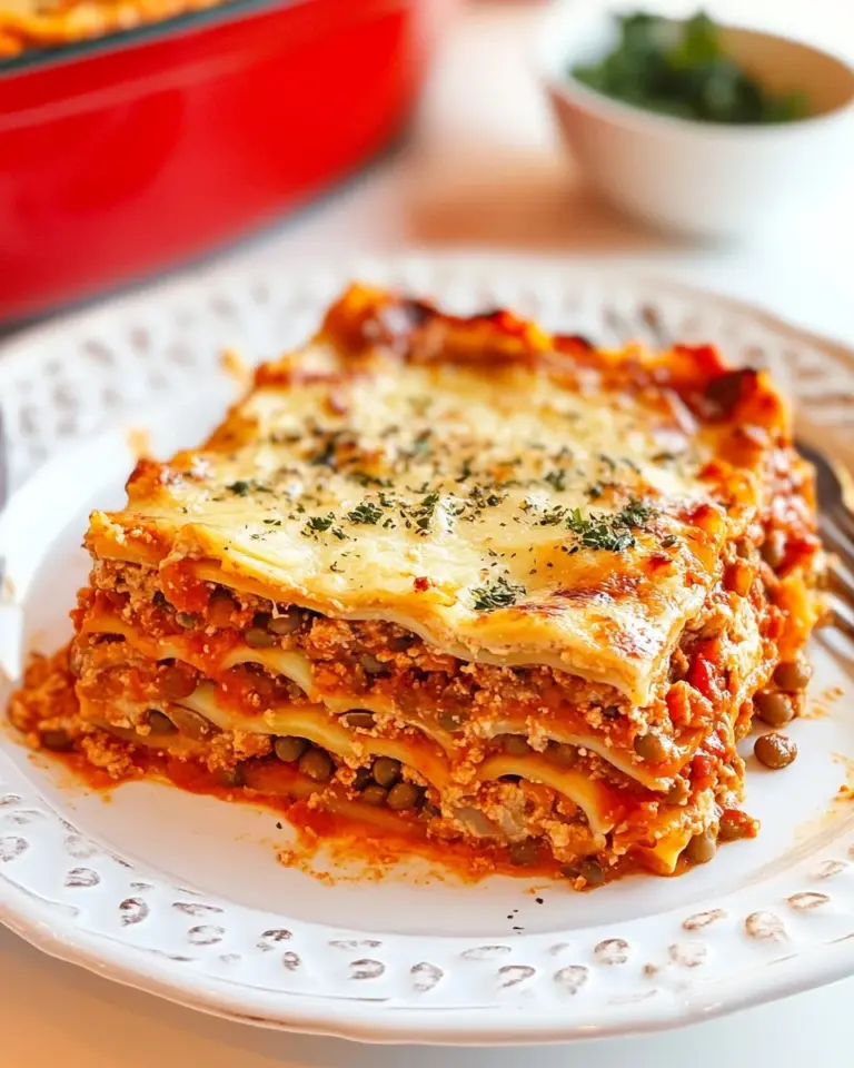 Homemade Vegan Lentil Lasagna photo