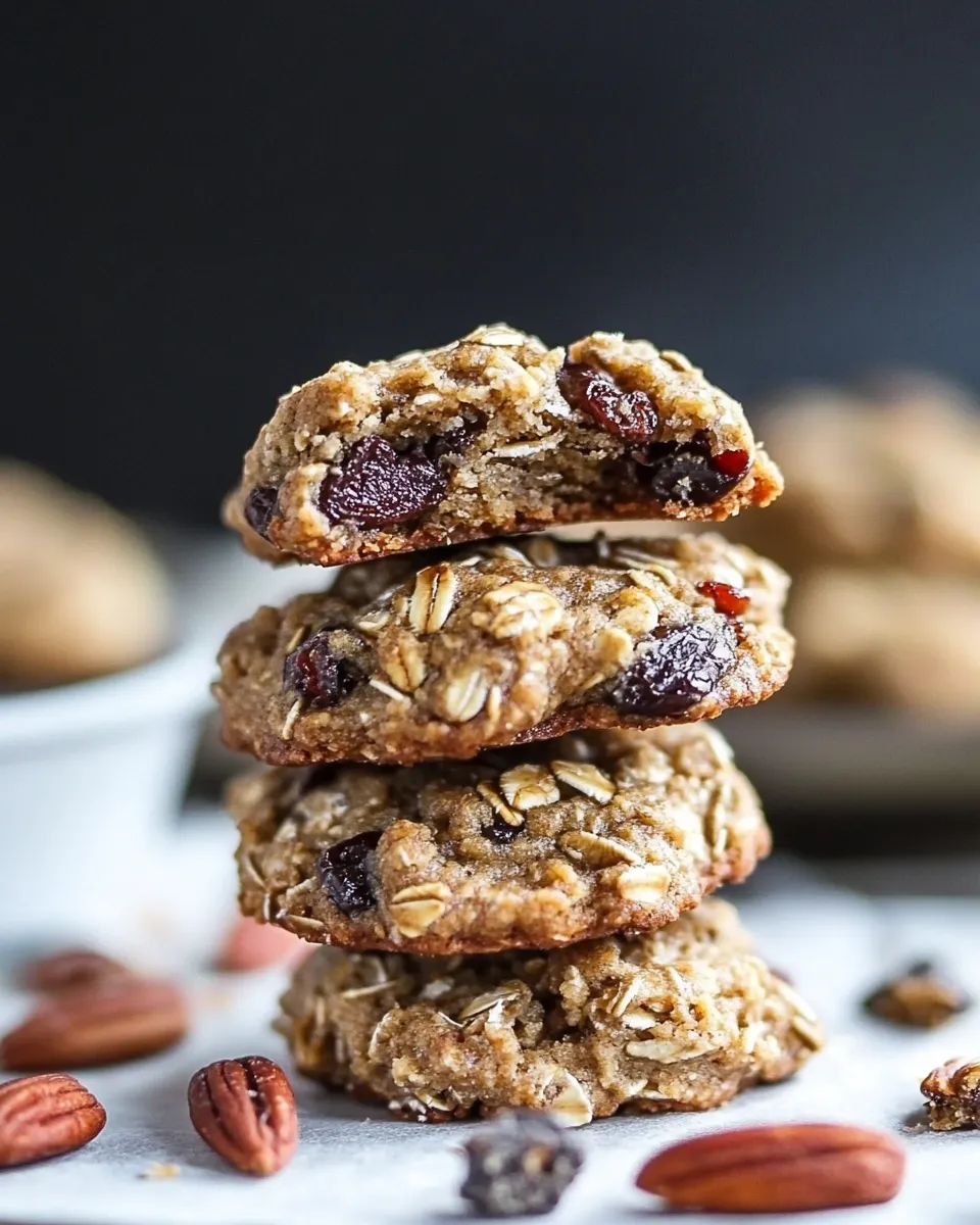 Homemade Vegan Oatmeal Cookies photo