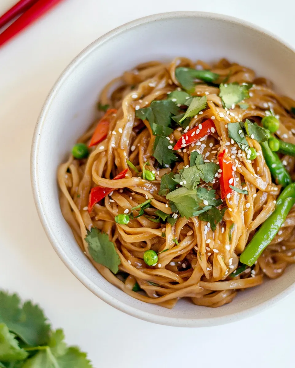 Delicious Vegan Rice Noodles recipe image