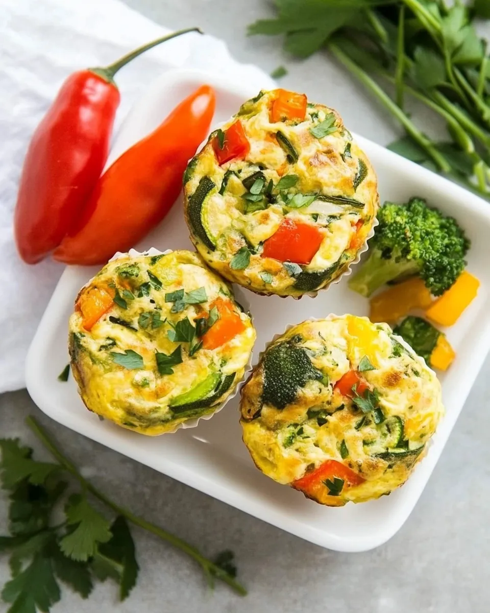 Easy Veggie Omelet Muffins (Gluten-free) photo