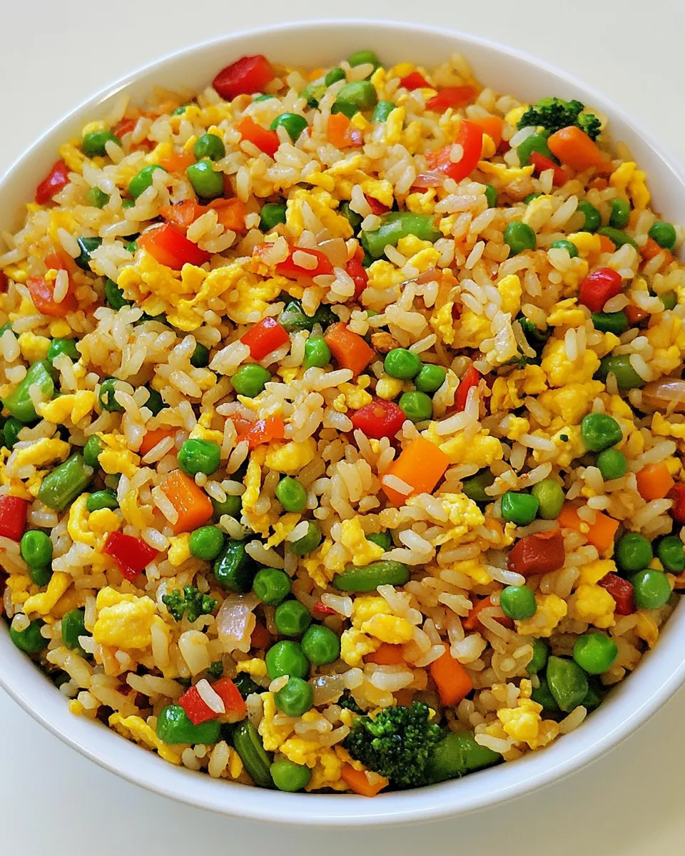 Quick Very Veggie Fried Rice food shot