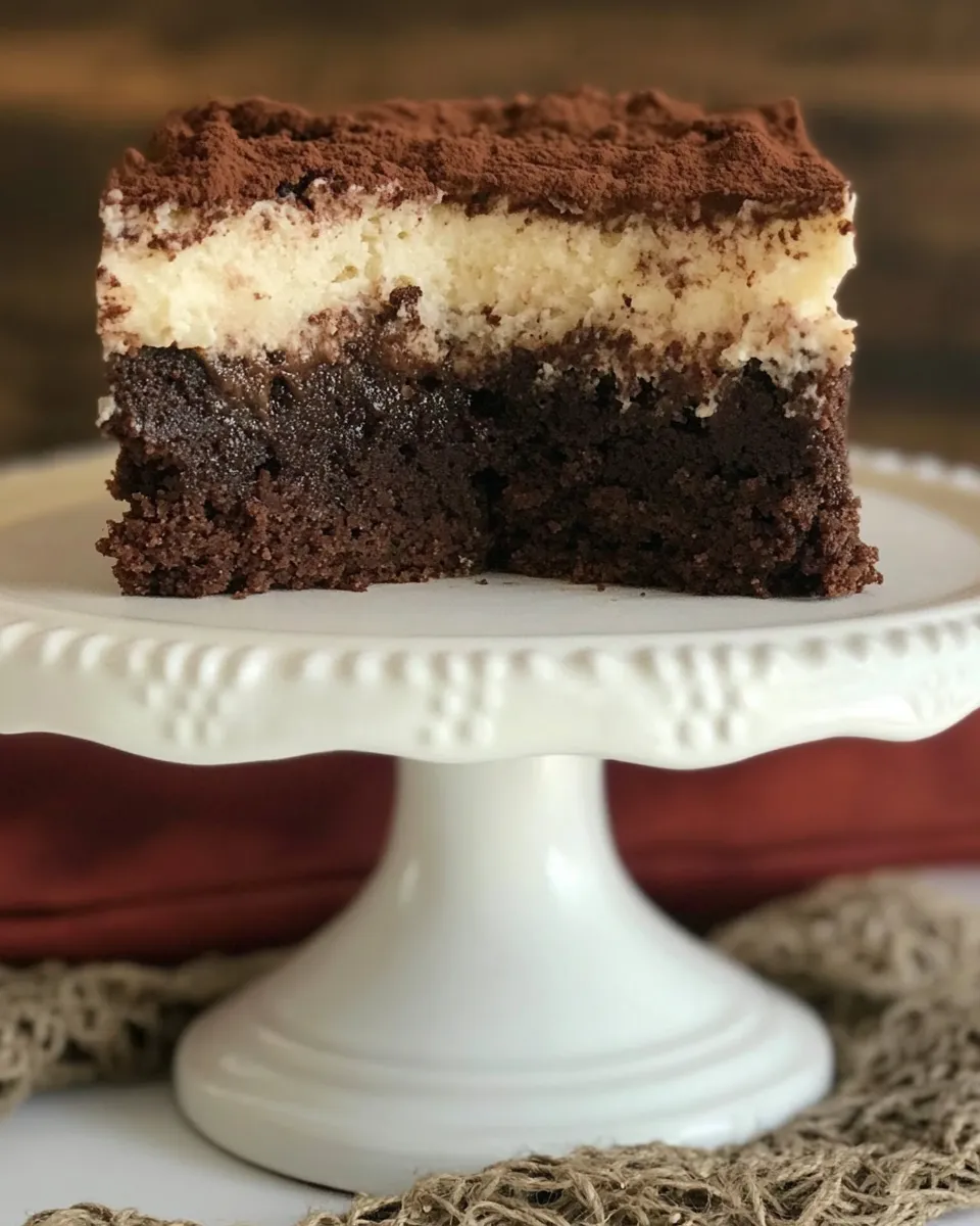 Classic Vintage Brownie Surprise Cake image