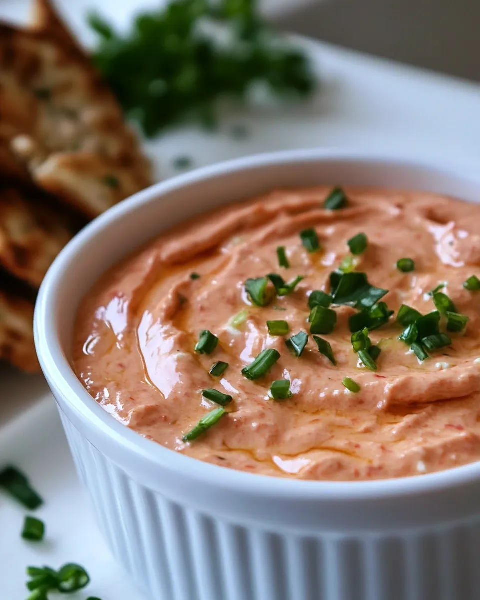 Delicious Whipped Feta and Red Pepper Dip recipe photo