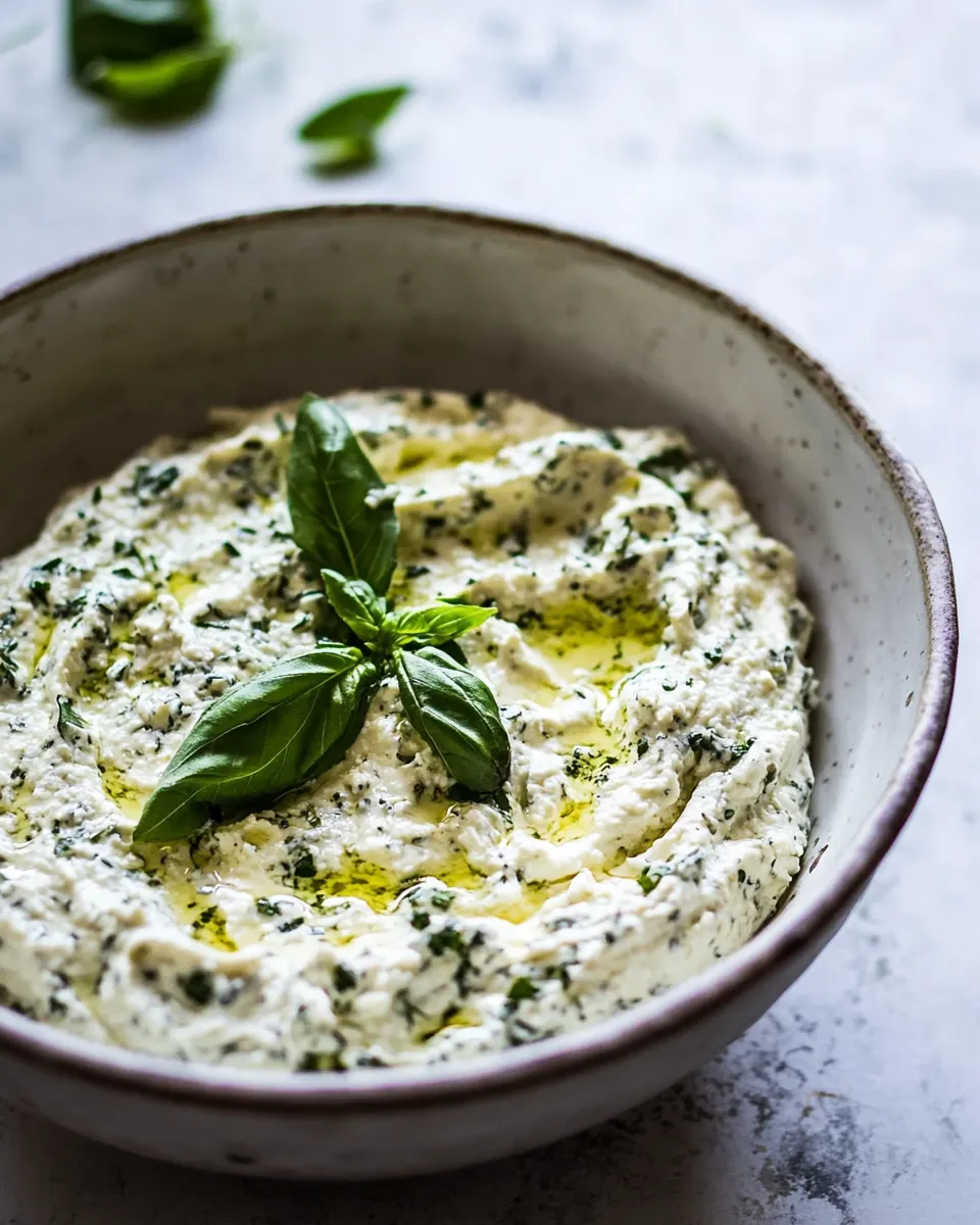 Easy Whipped Feta with Fresh Herbs dish photo