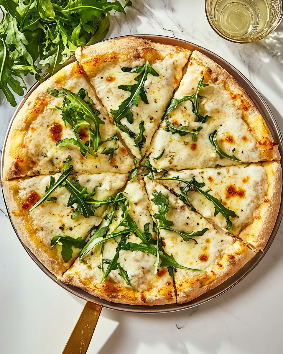 Homemade White Pizza photo