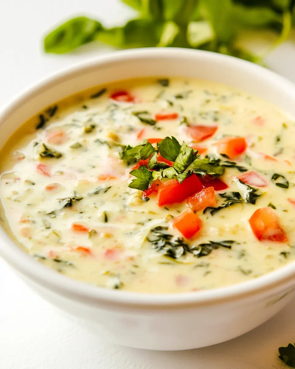 Easy White Spinach Queso recipe photo