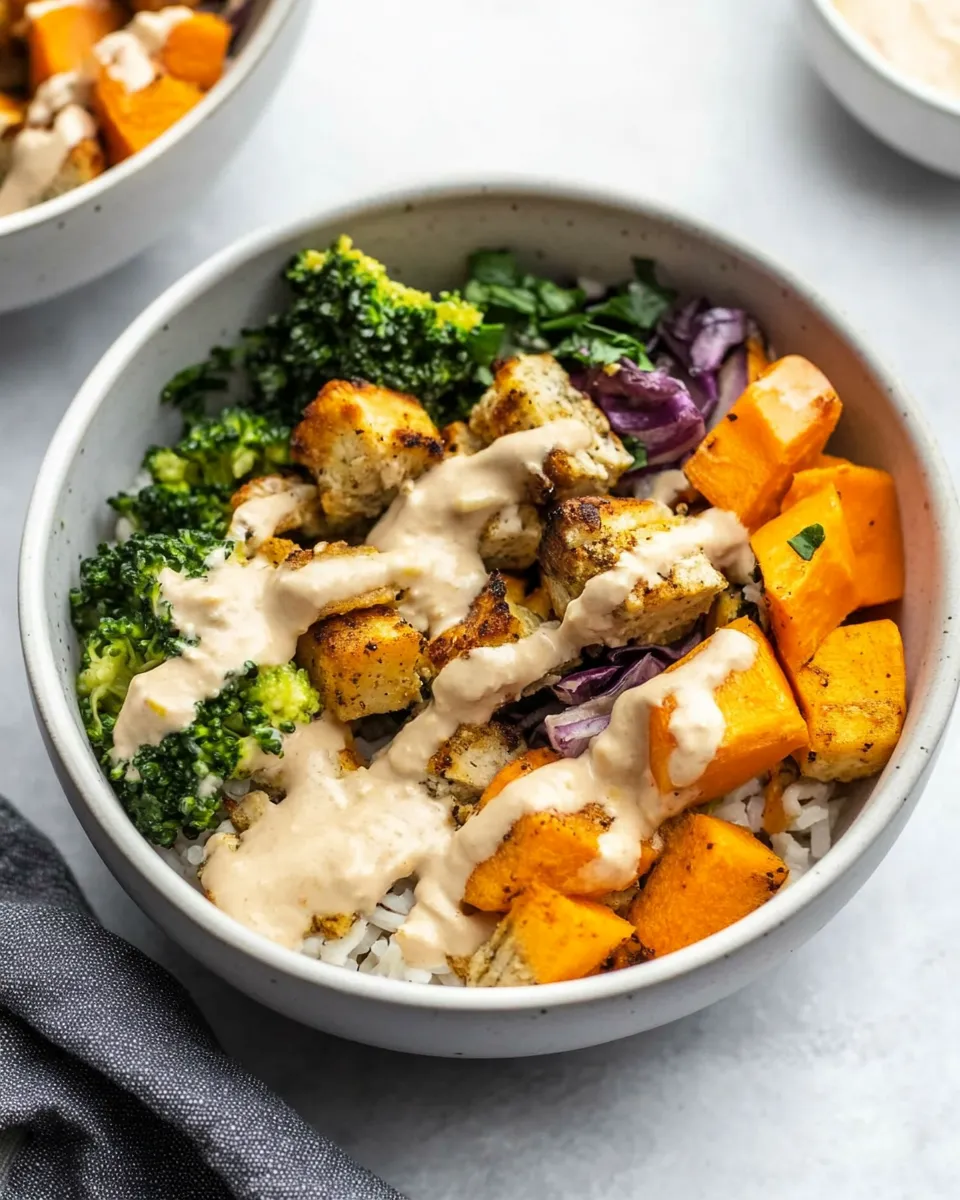 Tasty Whole30 Vegetarian Power Bowls food shot