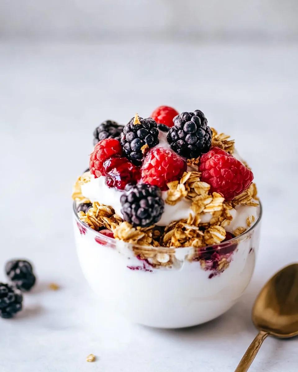 Easy Yogurt Parfait Recipe shot