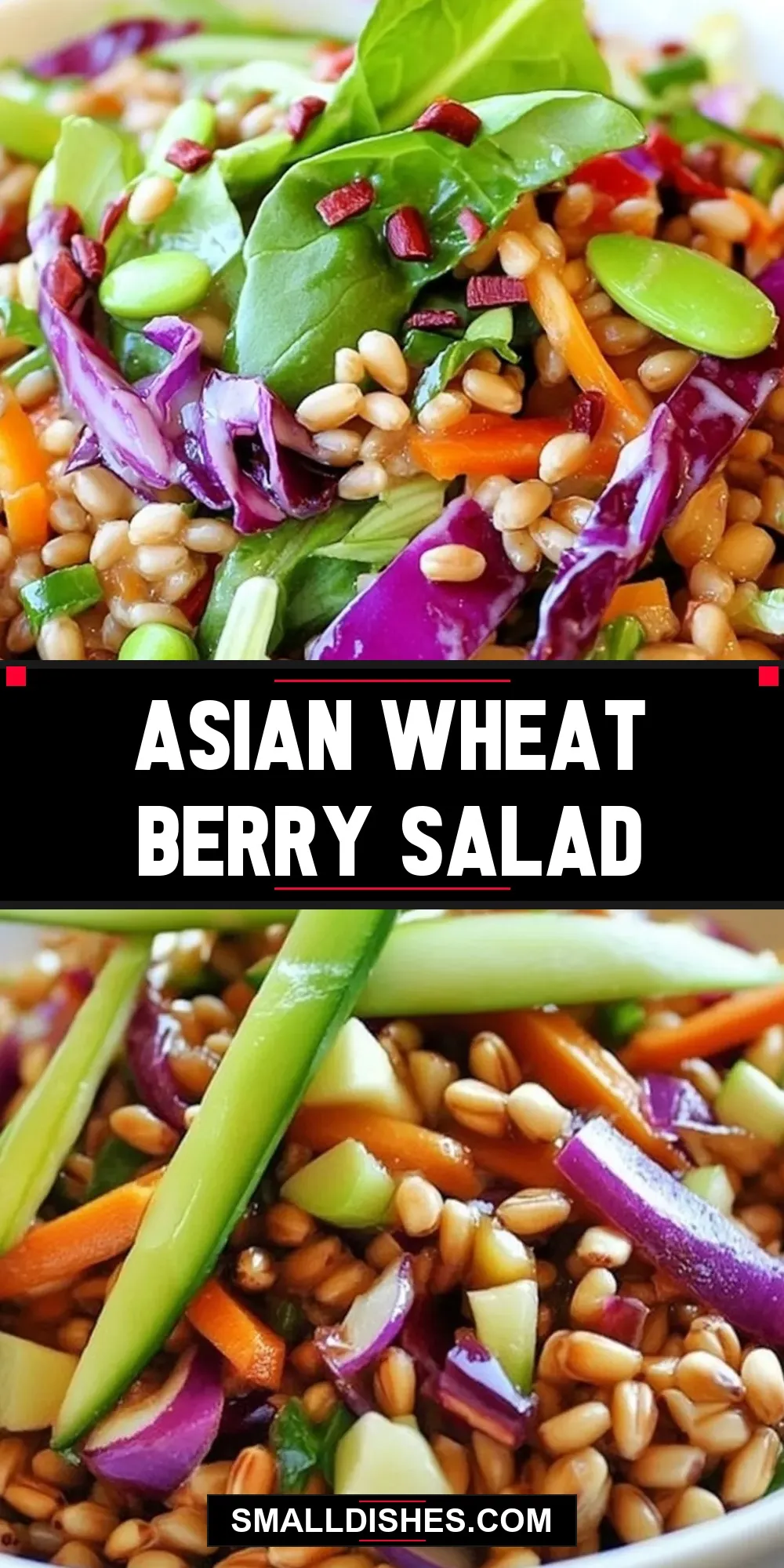 Asian Wheat Berry Salad (Ultimate & Delicious)