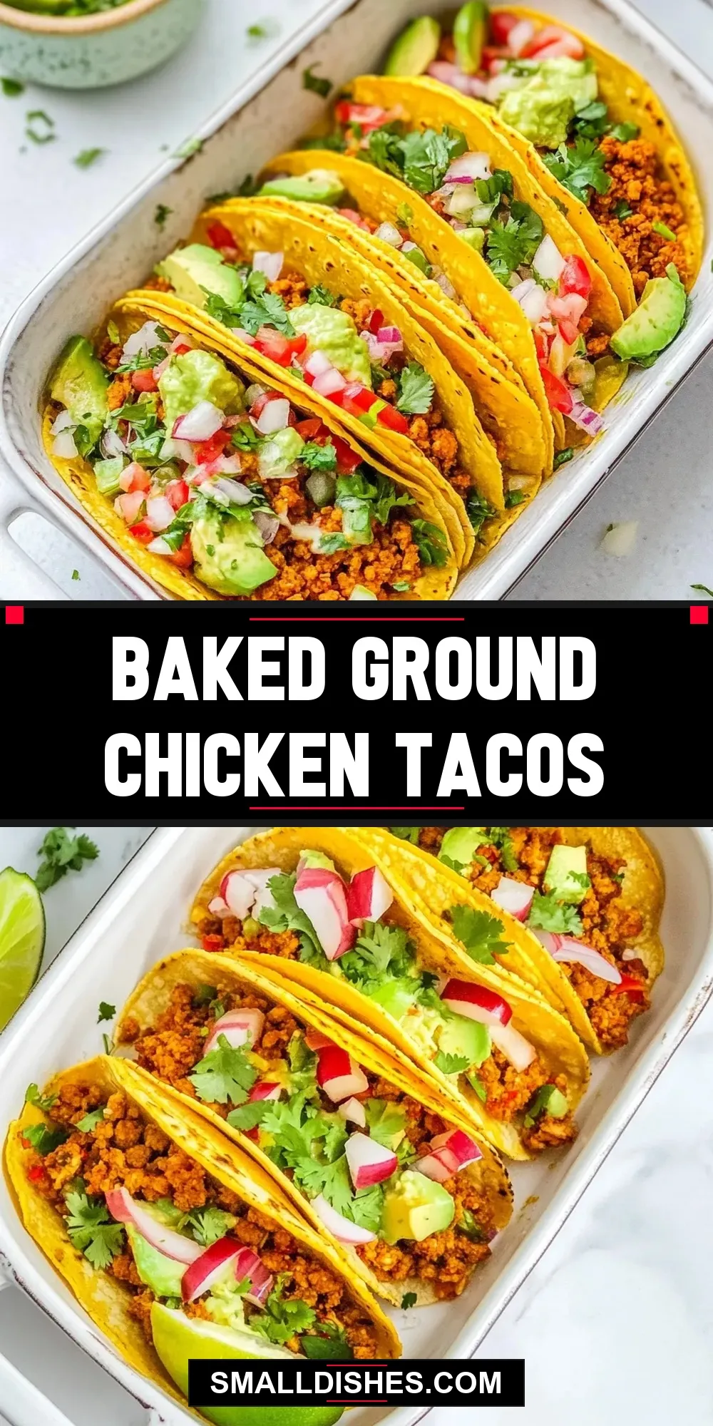 Easy Baked Ground Chicken Tacos Recipe
