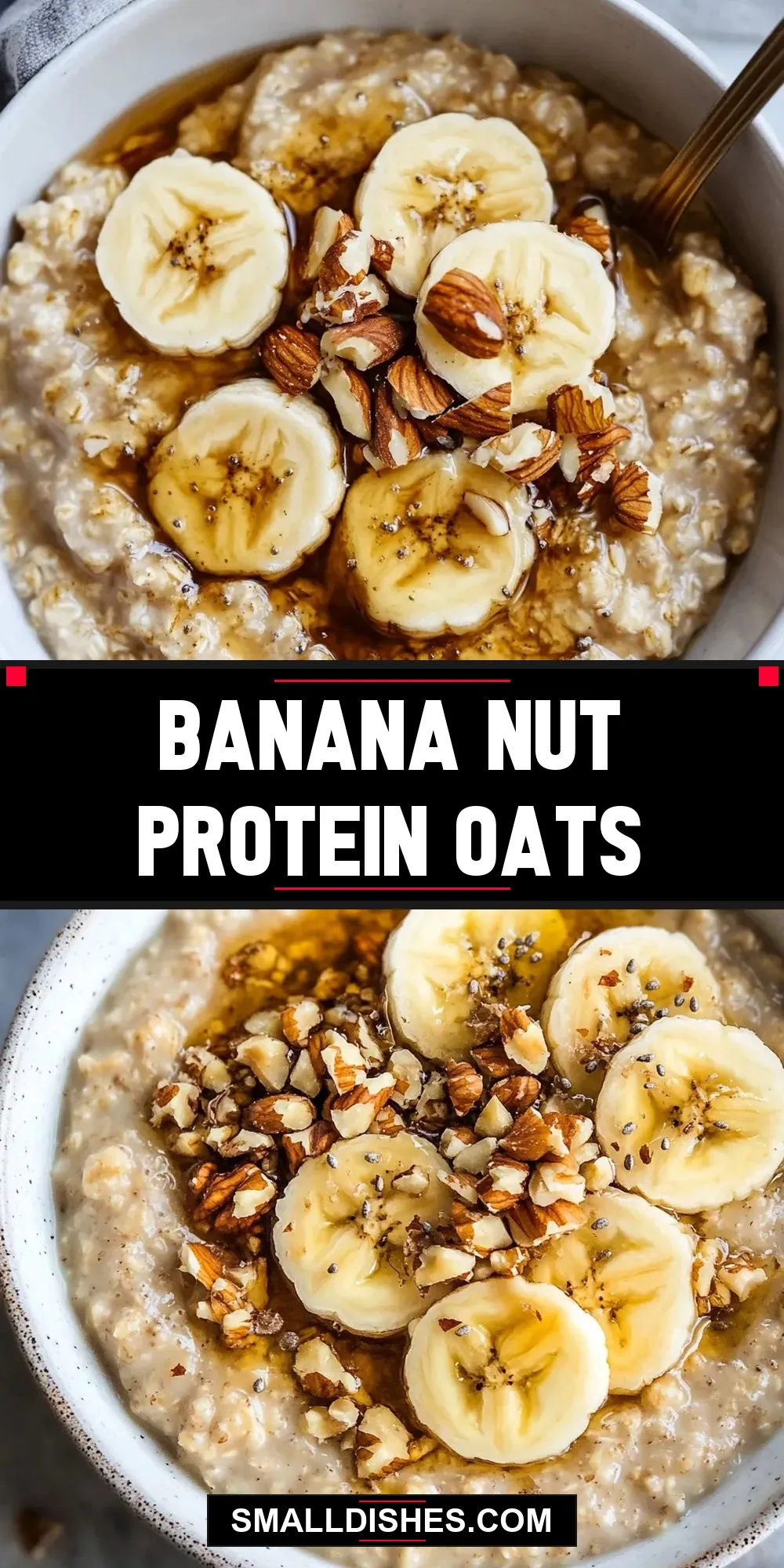 Banana Nut Protein Oats Recipe