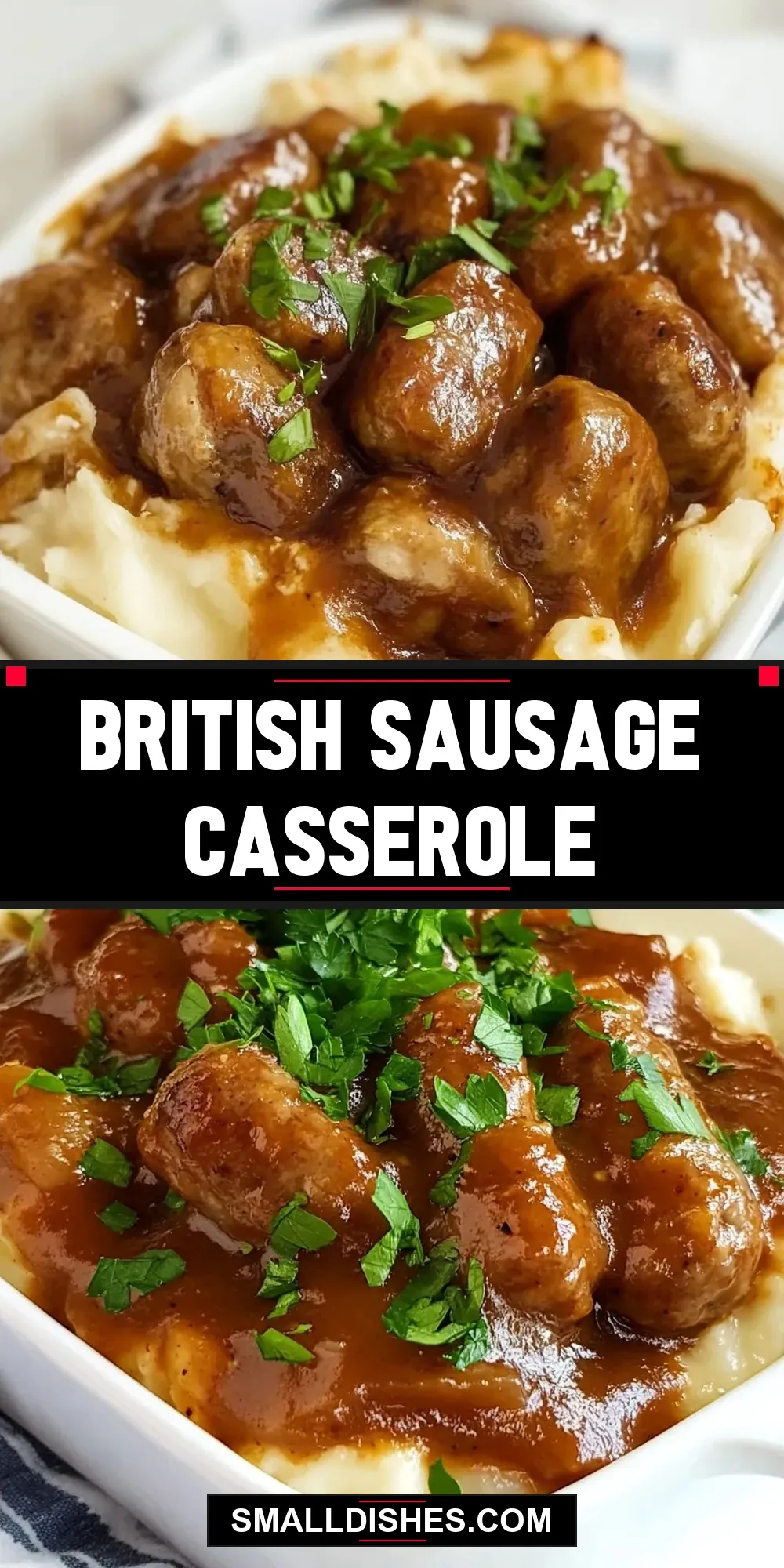 Easy British Sausage Casserole Recipe