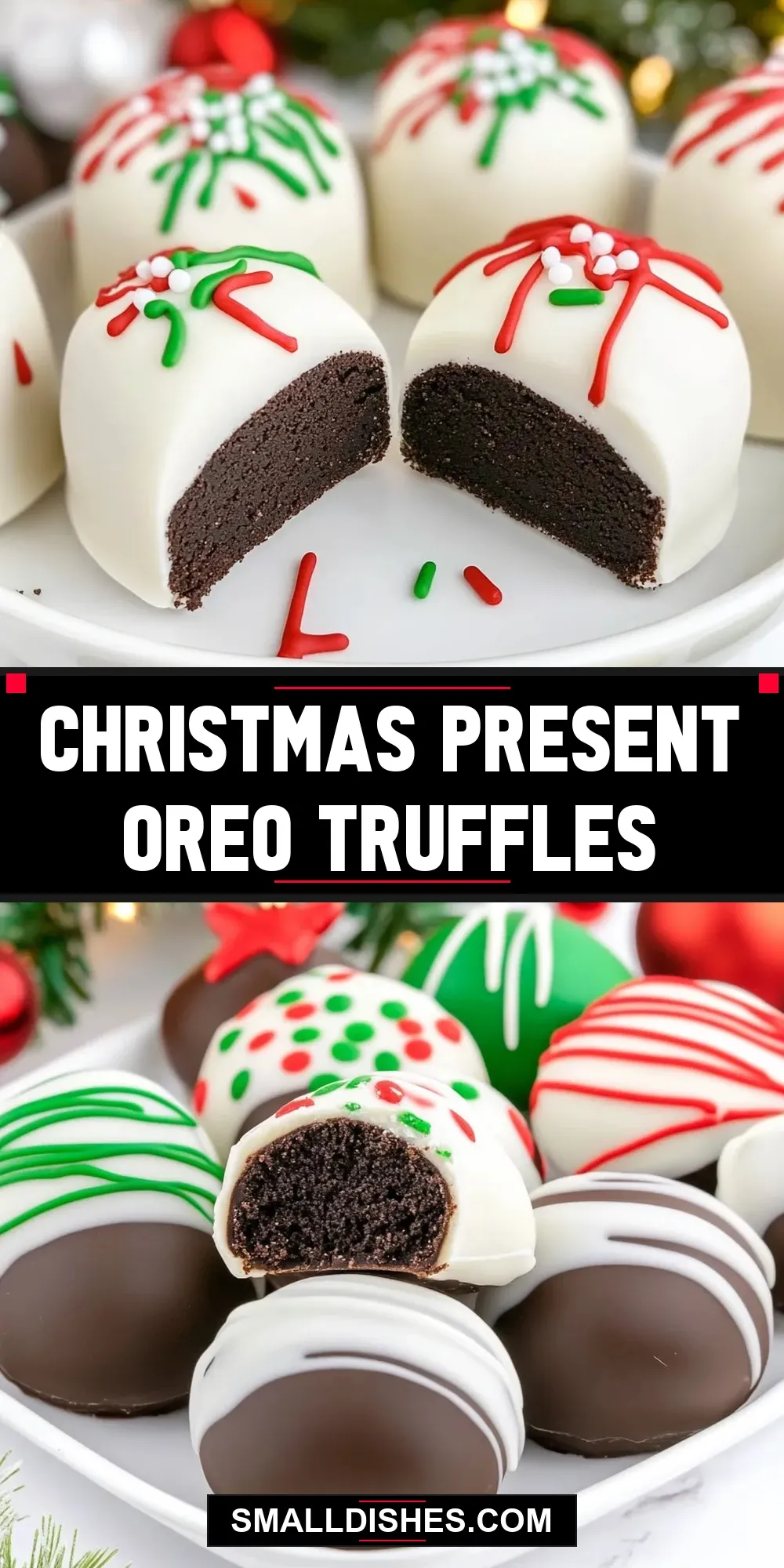 Christmas Present Oreo Truffles Recipe