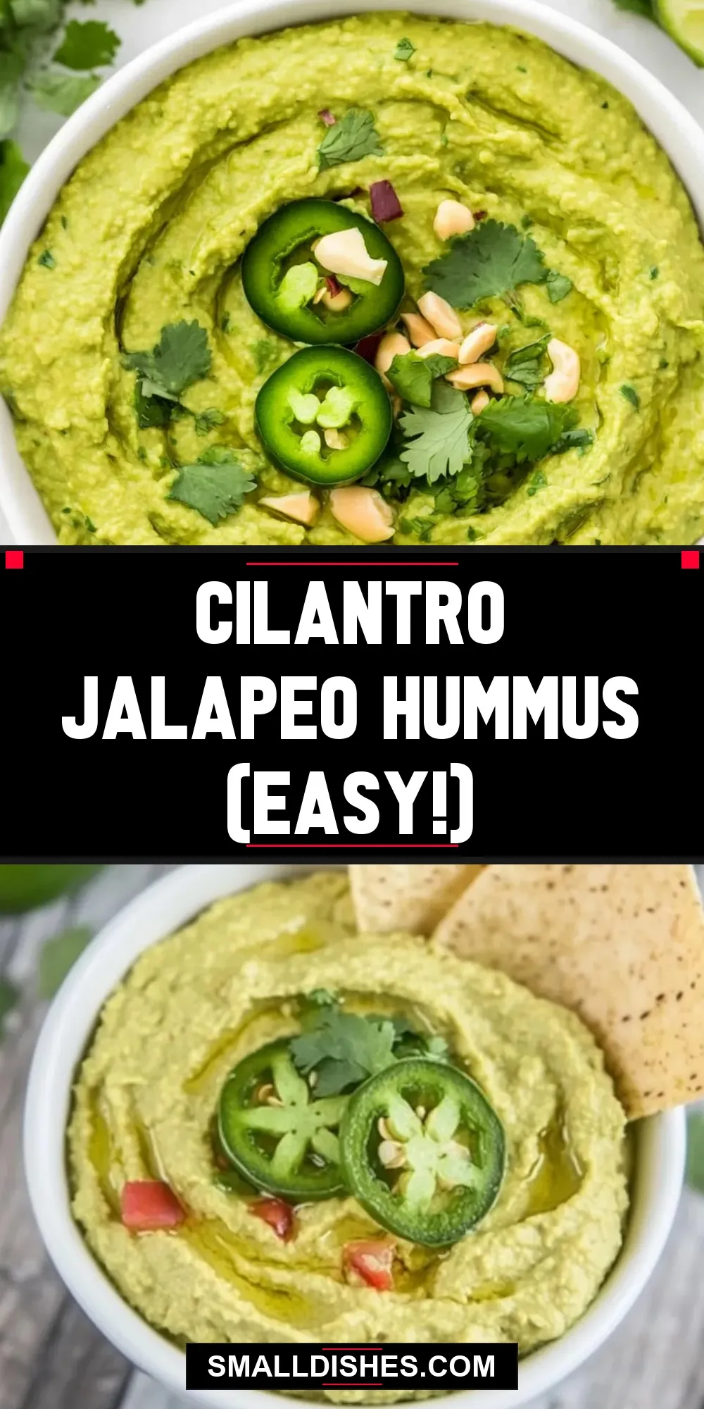 Cilantro Jalapeo Hummus (Easy!) Recipe