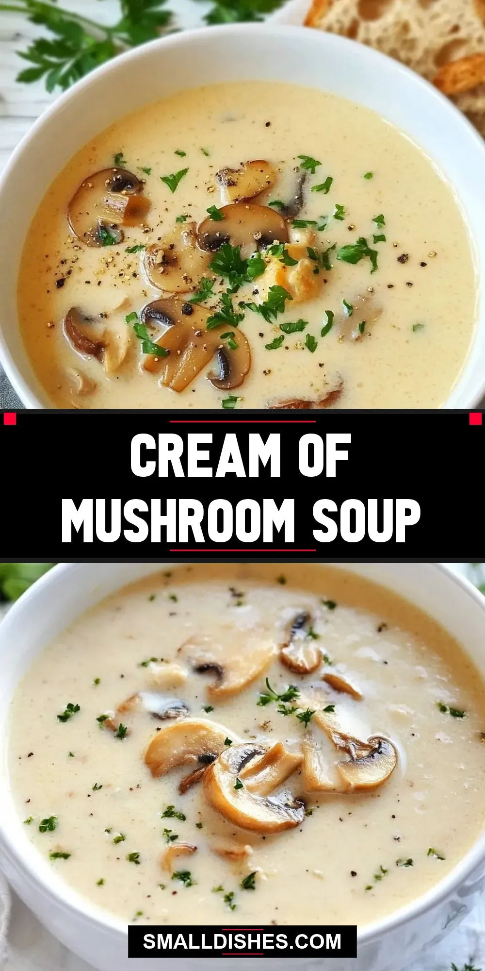 The Best Cream Of Mushroom Soup Ever