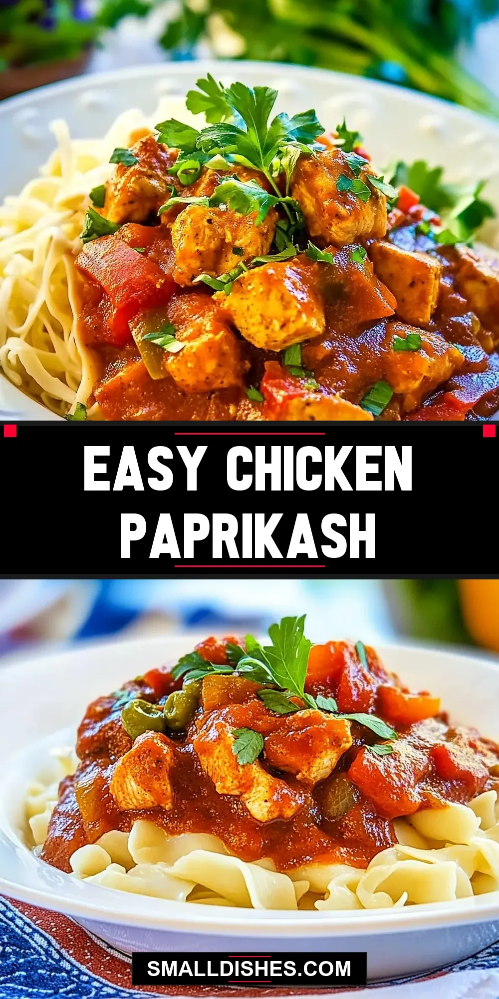 Easy Chicken Paprikash (Quick & Delicious)