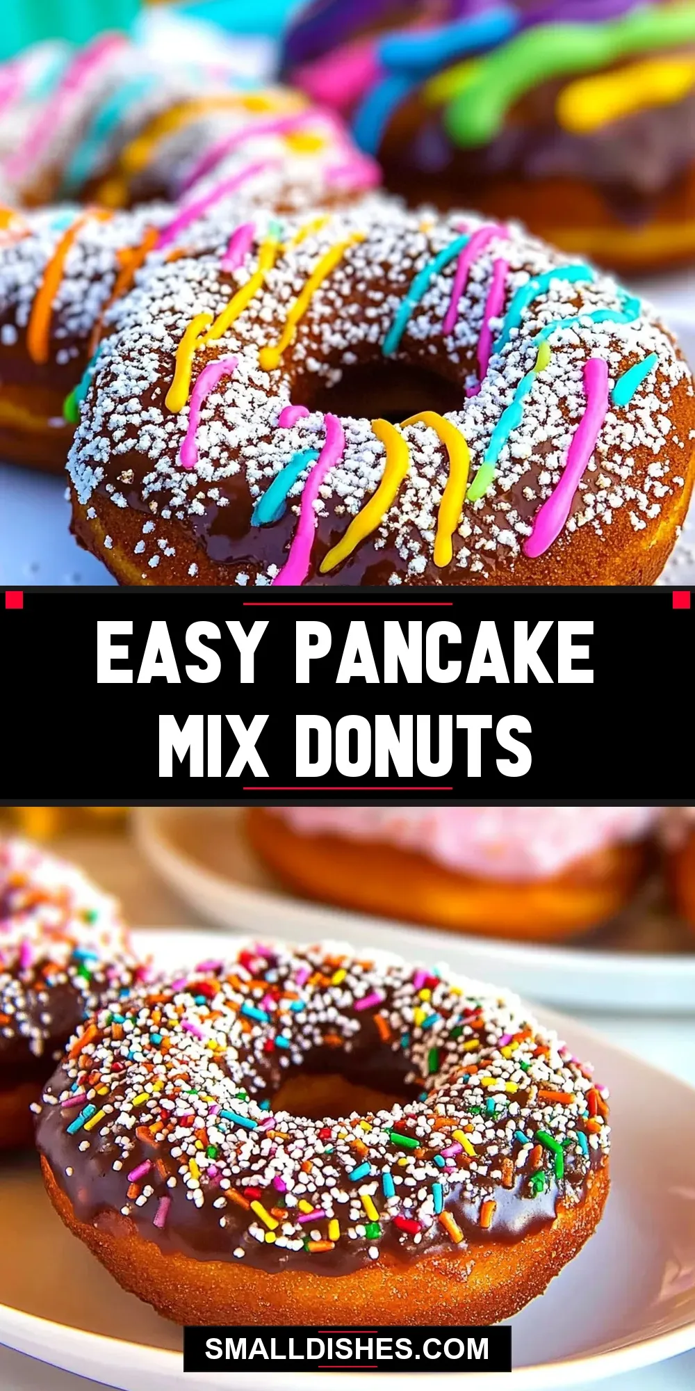 Easy Pancake Mix Donuts (Simple & Delicious)