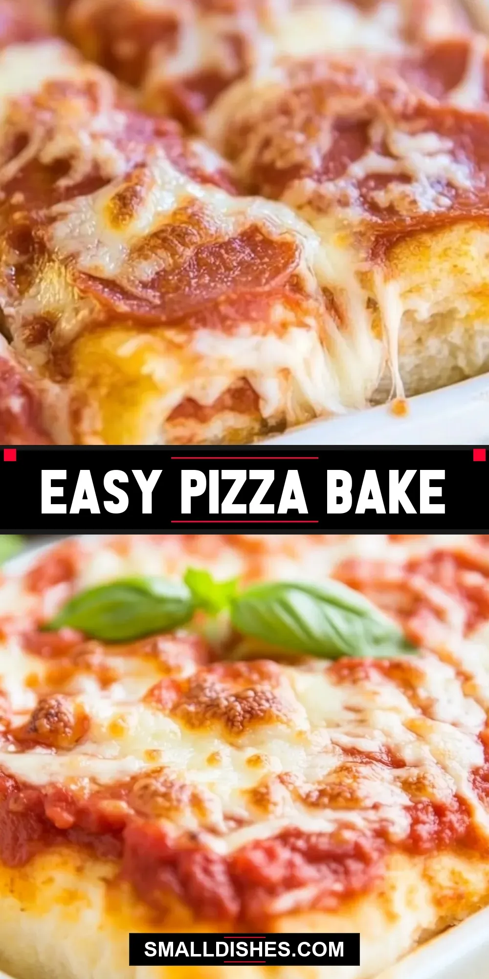 Healthy Easy Pizza Bake