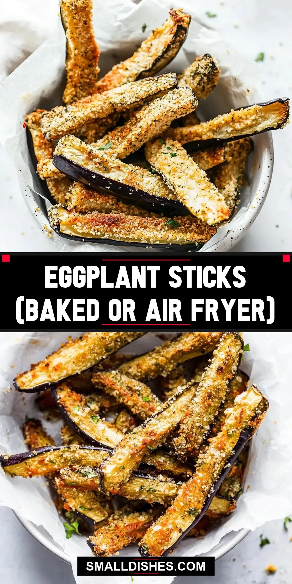 Easy Eggplant Sticks (Baked Or Air Fryer) Recipe