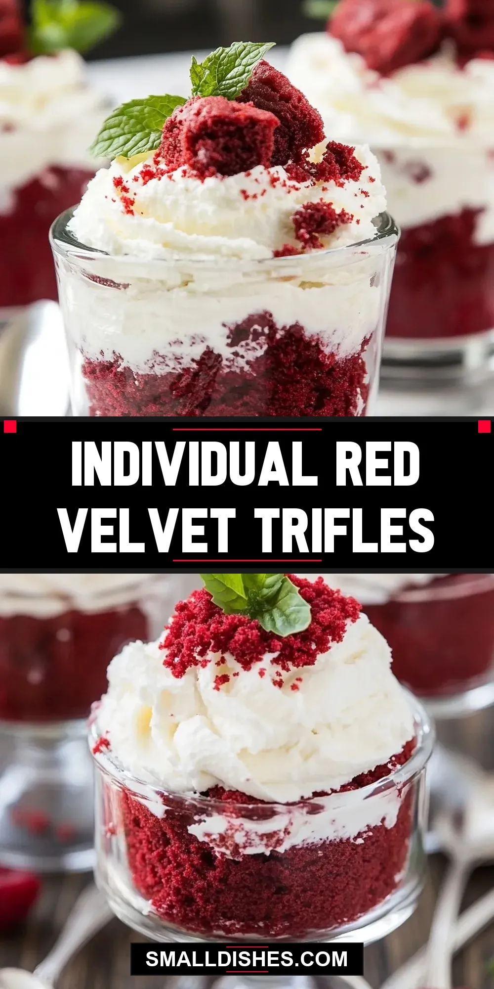 The Best Individual Red Velvet Trifles Ever