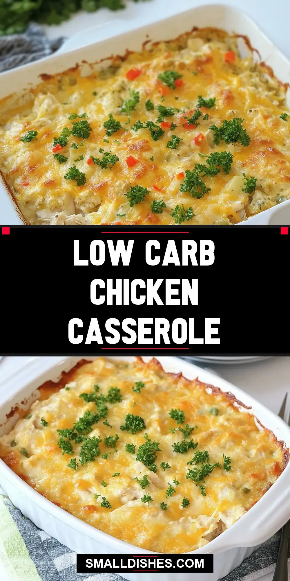 Low Carb Chicken Casserole (Homemade & Delicious)