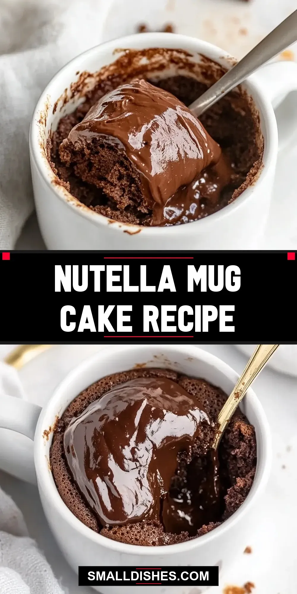 Savory Nutella Mug Cake