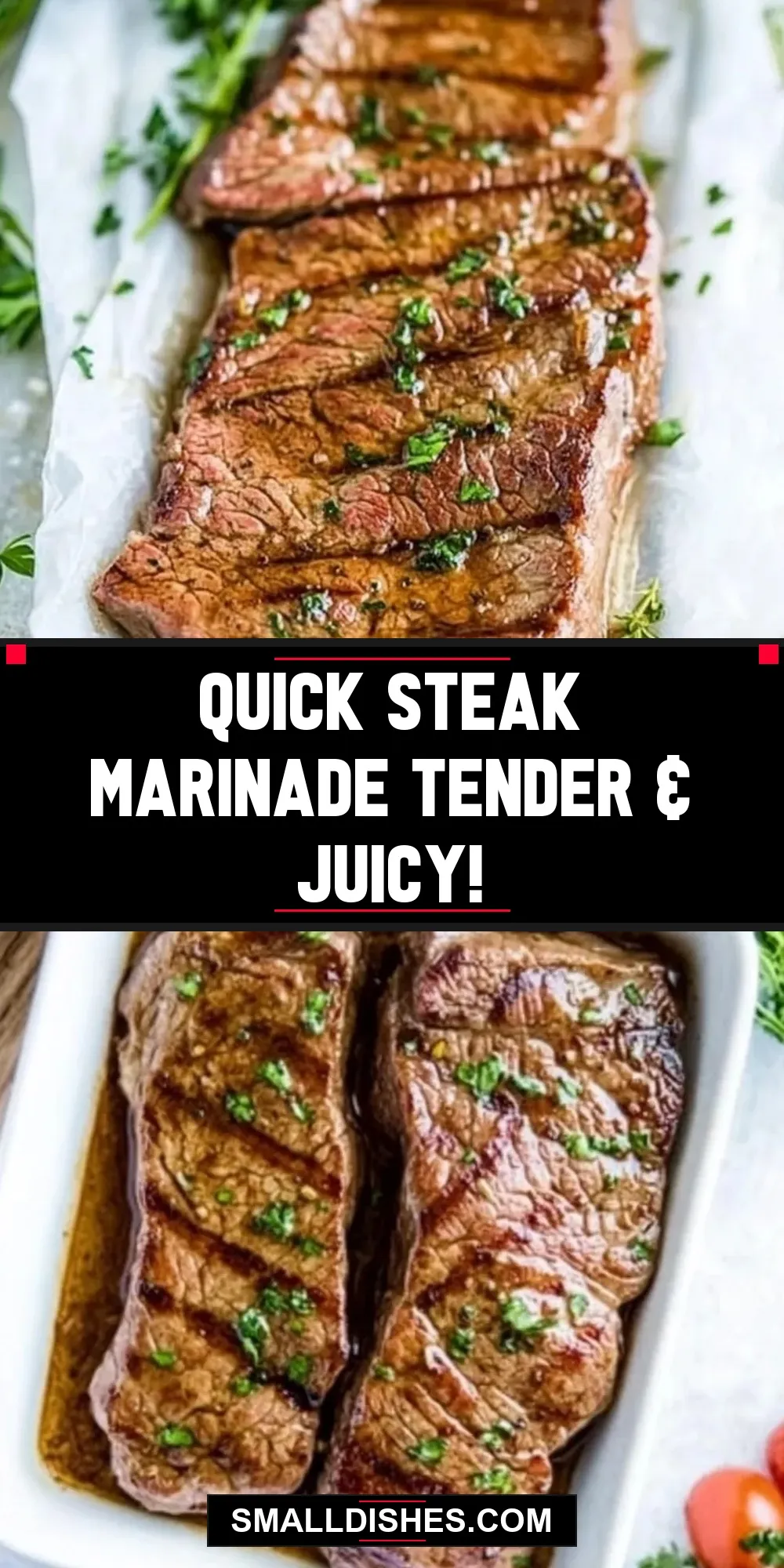Homemade Quick Steak Marinade Tender & Juicy!
