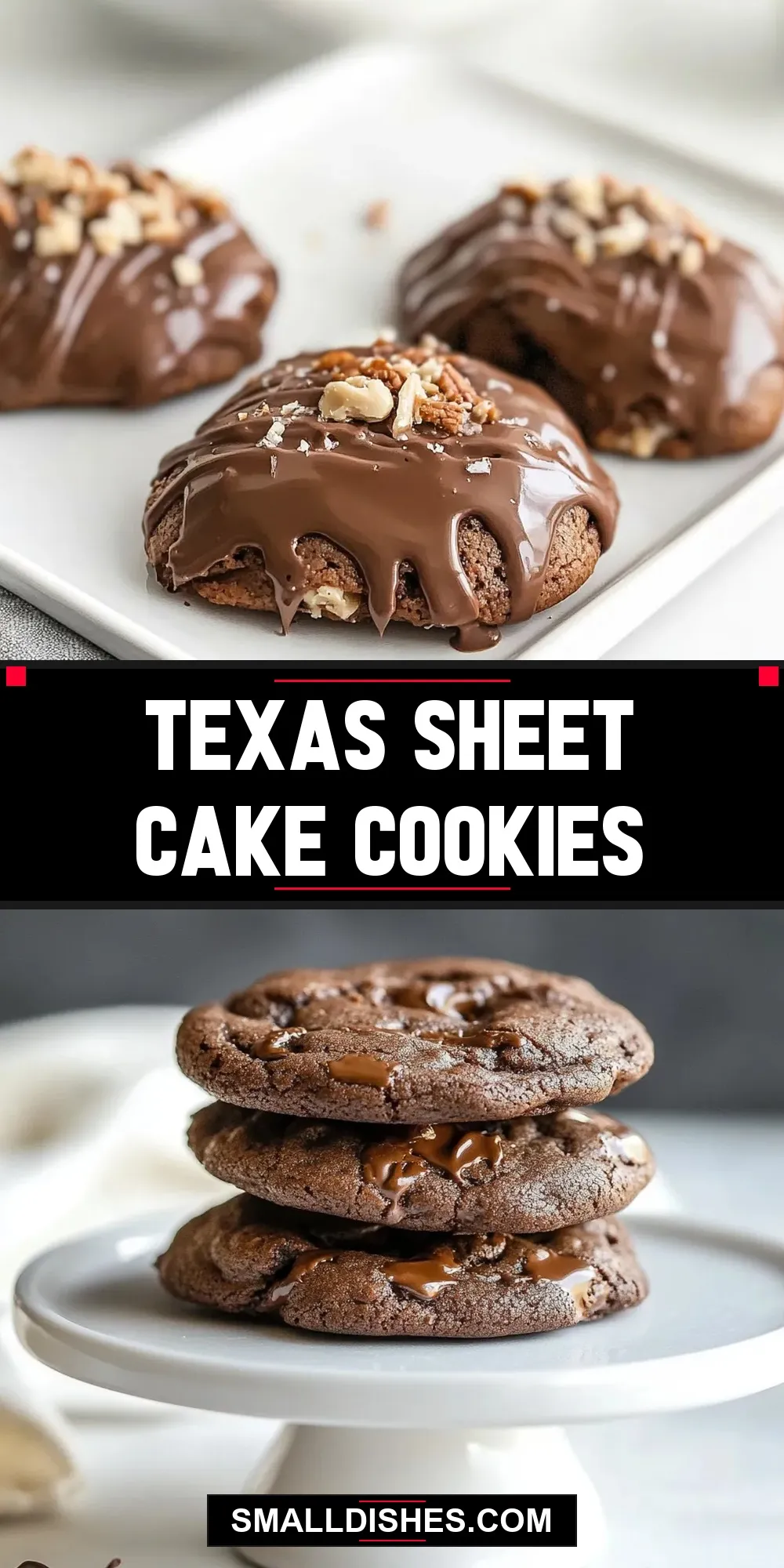 Texas Sheet Cake Cookies (Savory & Delicious)